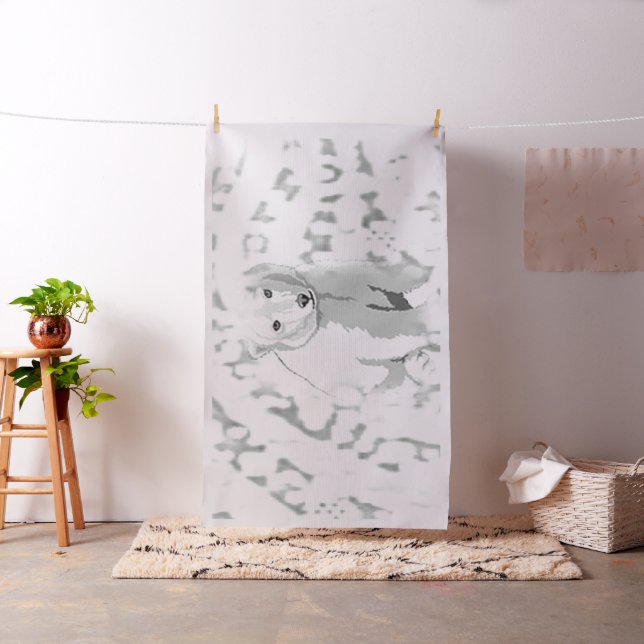 Polar Bear Fabric Stoff (Beispiel)