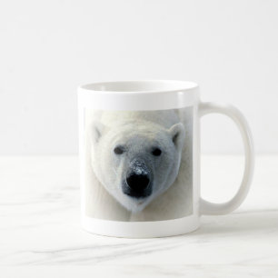 Polar Bear Face Kaffeetasse