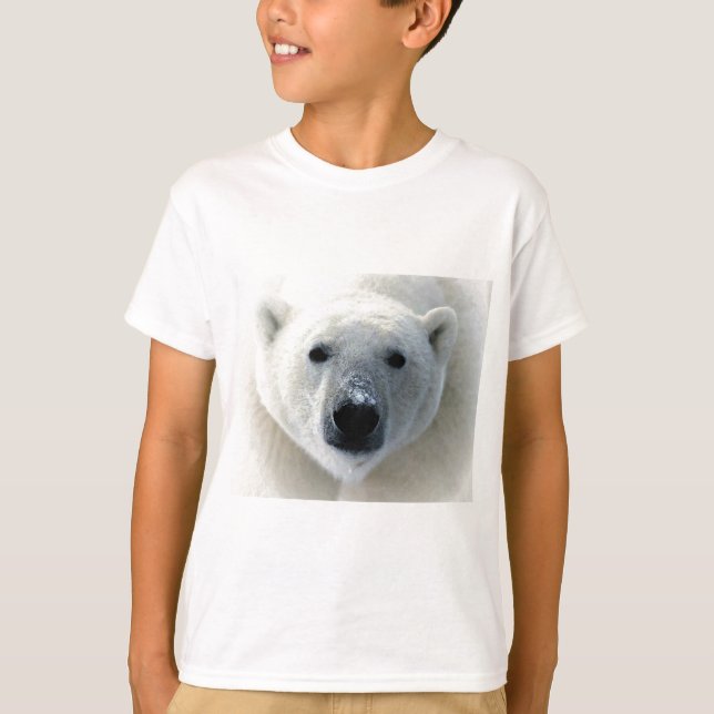 Polar Bear Face T-Shirt (Vorderseite)