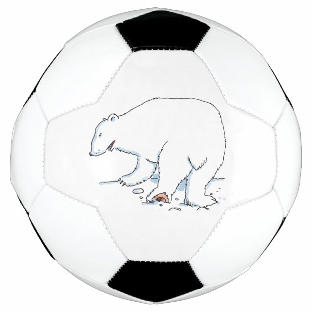 Polar Bear-Fußball Fußball (Vorderseite)