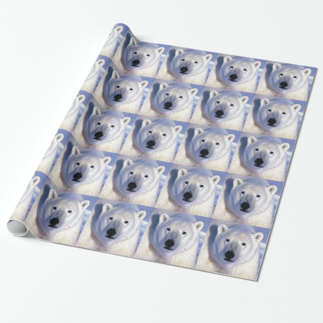 Polar Bear Geschenkpapier (Ungerollt)
