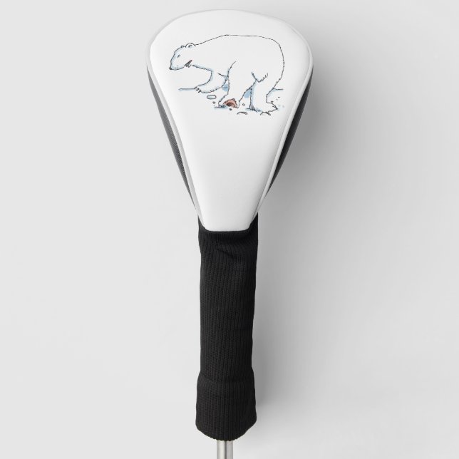 Polar Bear Golf Cover Golf Headcover (Vorderseite)