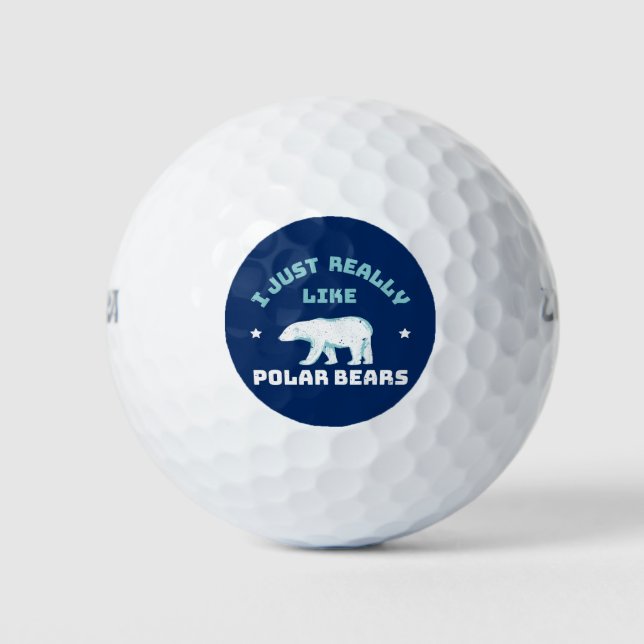 Polar Bear Golfball (Vorderseite)
