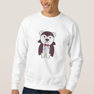 Polar Bear Halloween Niedlich Devil Kids Vampire Sweatshirt