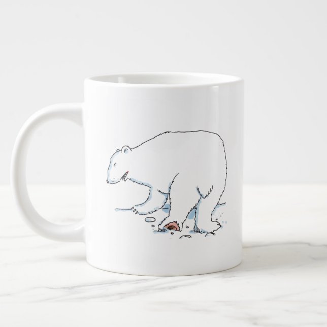 Polar Bear Jumbo-Tasse (Links)