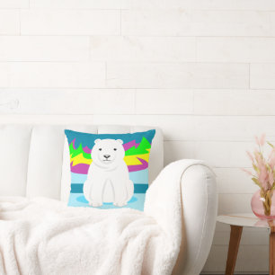 Polar Bear Kids Kinderzimmer Zimmerdekor Kissen