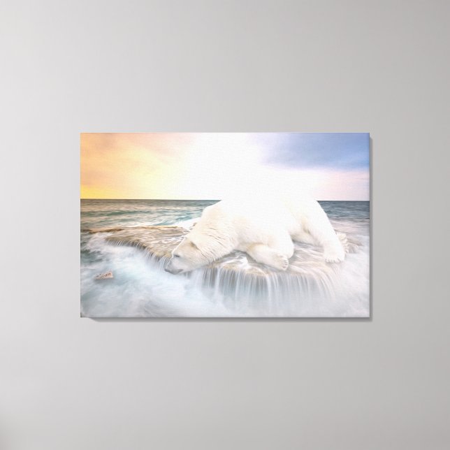 Polar Bear Leinwanddruck (Vorderseite)
