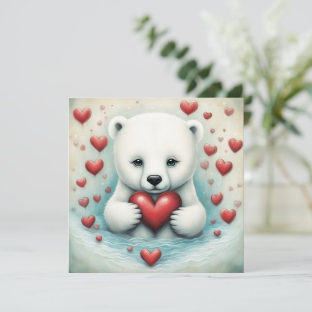 Polar Bear Liebe 1 (Stehend Vorderseite)