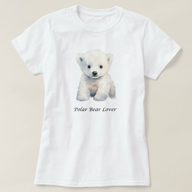 Polar Bear Lover Shirt - Niedliches Polar Bear Shi (Design vorne)