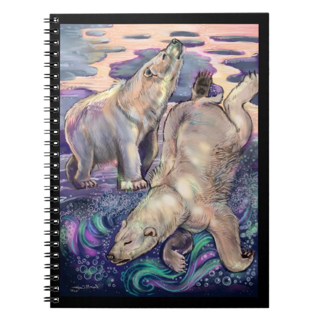 Polar Bear Magic  Notizblock (Vorderseite)