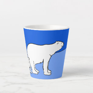 Polar Bear Mama and Cub Painting - Wildlife Art Milchtasse