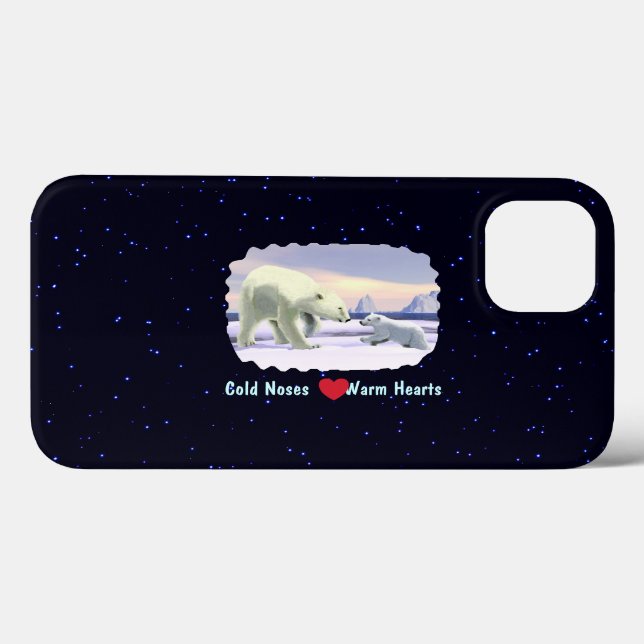 Polar Bear - Mama Nose Best Case-Mate iPhone Hülle (Rückseite (Horizontal))