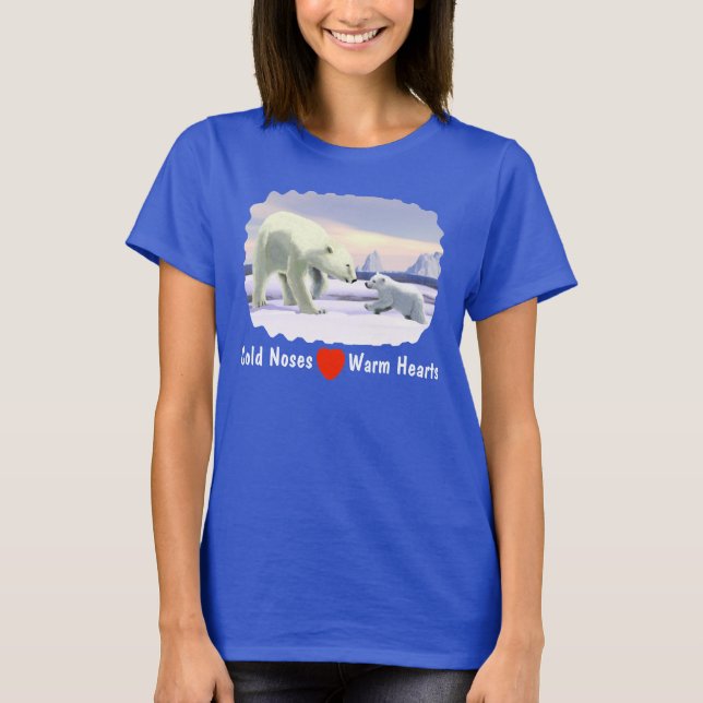Polar Bear - Mama Nose Best T-Shirt (Vorderseite)
