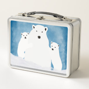 Polar Bear - Mama und Naben - Metal Lunch Box