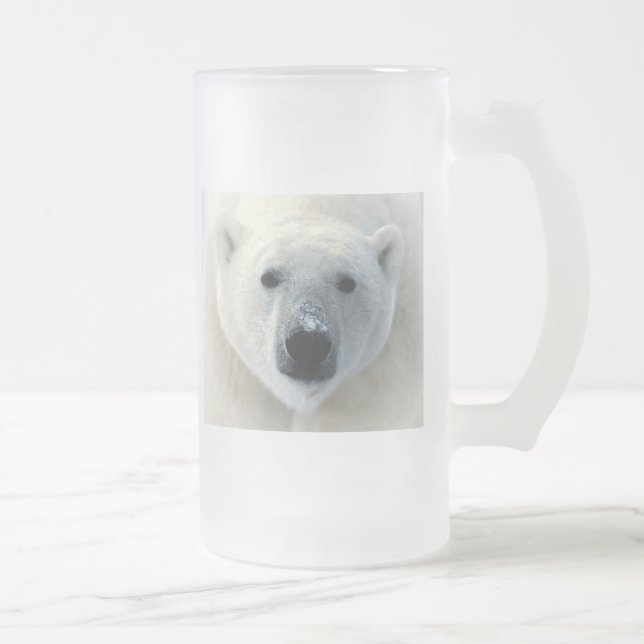 Polar Bear Mattglas Bierglas (Rechts)