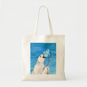Polar Bear mit Toasta Marshmallow Tragetasche