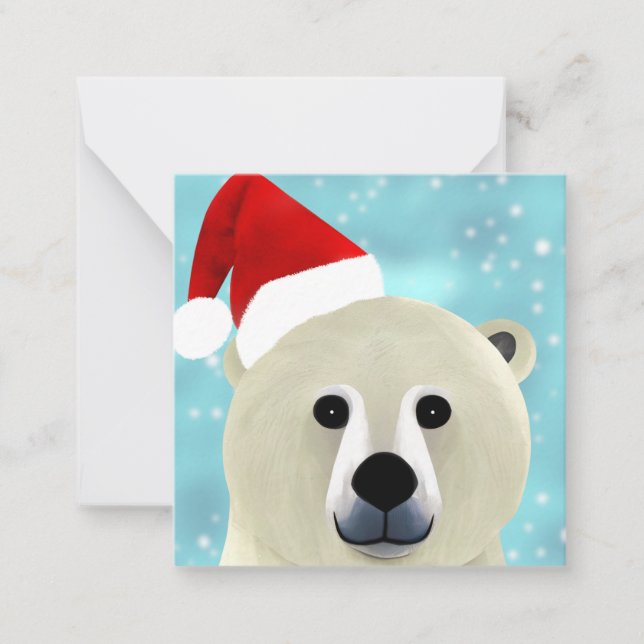 Polar Bear Mitteilungskarte (Vorderseite)