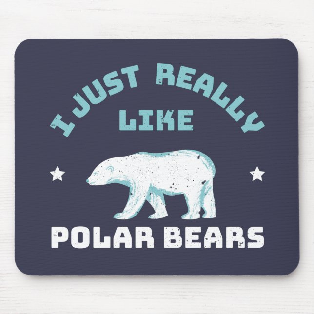 Polar Bear Mousepad (Vorne)