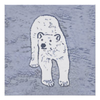 Polar Bear on Ice Painting - Original Wildlife Art