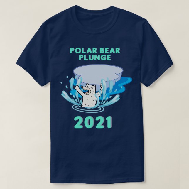 Polar Bear Plunge 2021  T-Shirt (Design vorne)