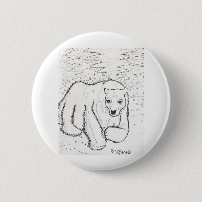 Polar Bear Plunge Button (Vorderseite)