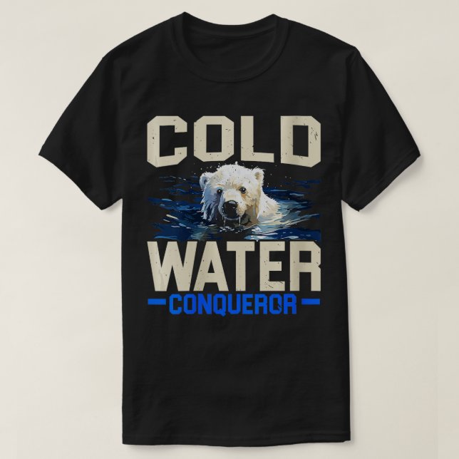 Polar Bear Plunge Icy Water Polar Plunge T-Shirt (Design vorne)