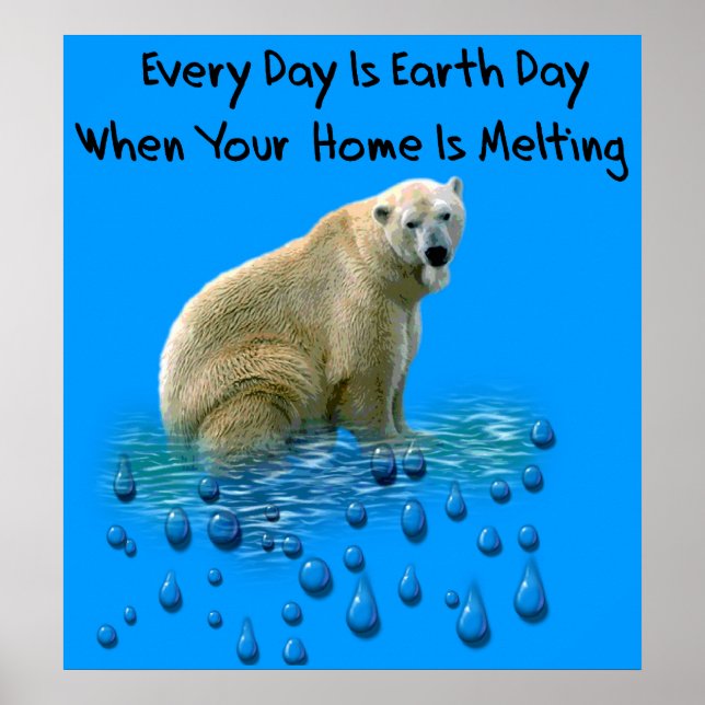 Polar Bear Poster (Vorne)