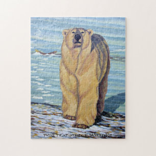 Polar Bear Puzzle Personalisierter Polar Bear Art