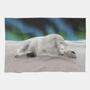 Polar Bear Resting Geschirrtuch