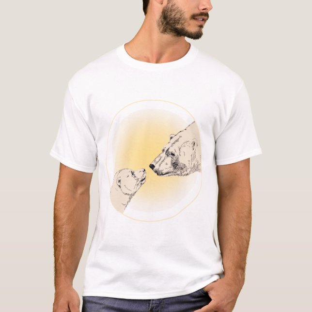 Polar Bear Shirt Kid's Baby Bear Bio Shirt (Vorderseite)