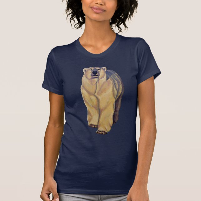 Polar Bear Shirts Polar Bären Art Lady's Shirts (Vorderseite)