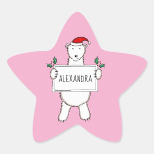 Polar Bear Stern-Aufkleber