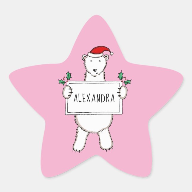 Polar Bear Stern-Aufkleber (Vorderseite)