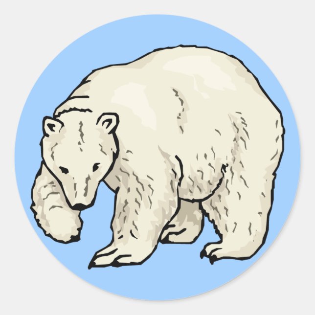 Polar Bear Sticker (Vorderseite)
