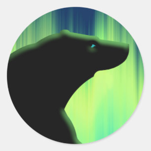 Polar Bear Stickers Wildlife Art Stickers