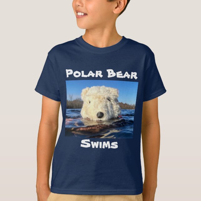 Polar Bear Swims T-Shirt (Vorderseite)