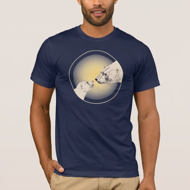 Polar Bear T - Shirt Bear & Cub Shirts Wildlife Gi (Vorderseite)