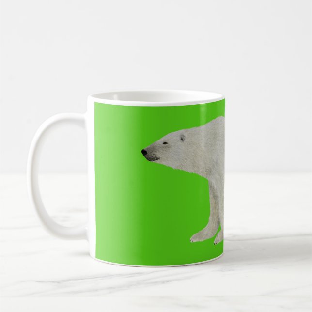 Polar Bear Tasse Green (Links)
