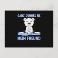 Polar Bear Theil Ice Cream Mein Freund Funny Spric