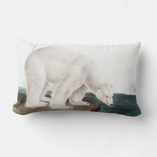 Polar Bear (Ursus maritimus) Illustration Lendenkissen