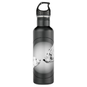 Polar Bear Water Flasche Bären Cub Art Wasserflasc Edelstahlflasche