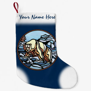 Polar Bear Weihnachtsbär Strumpf Custom Bären Stru Kleiner Weihnachtsstrumpf
