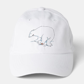 Polar Bear white performance cap Truckerkappe