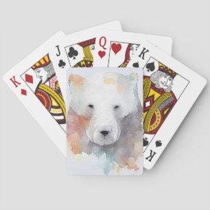 Polar Bear Wild Animal Nature Spielkarten