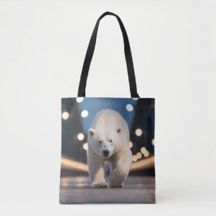 Polar Bear Wildlife Animal auf der Straße Tasche