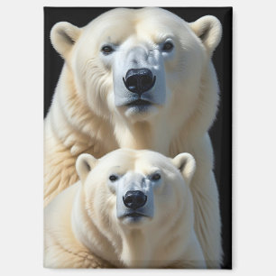 Polar Bear Wildlife Majestic Nature Life Wallpaper Magnet