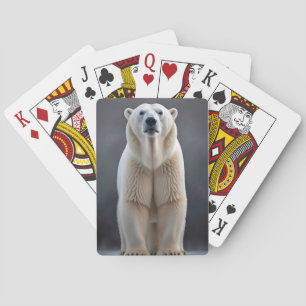Polar Bear Wildlife Majestic Nature Life Wallpaper Spielkarten