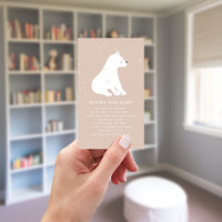 Polar Bear Winter Pink Babydusche Buchungsanfrage