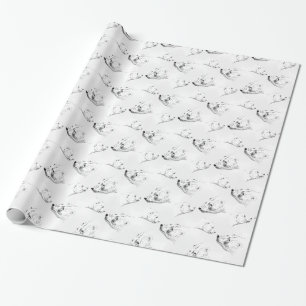 Polar Bear Wrapping Paper Bear Weihnachtsbuch Geschenkpapier