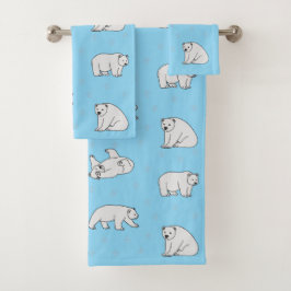Polar Bears Badhandtuch Set